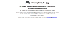 Desktop Screenshot of kampfkunst.de