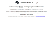Tablet Screenshot of kampfkunst.de